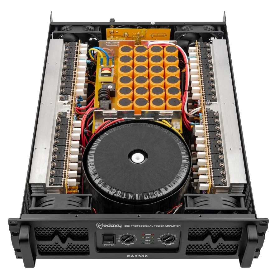 sound standard ca 20 power amplifier 2channel 2300watts 3U mixer professional sound amplifier audio