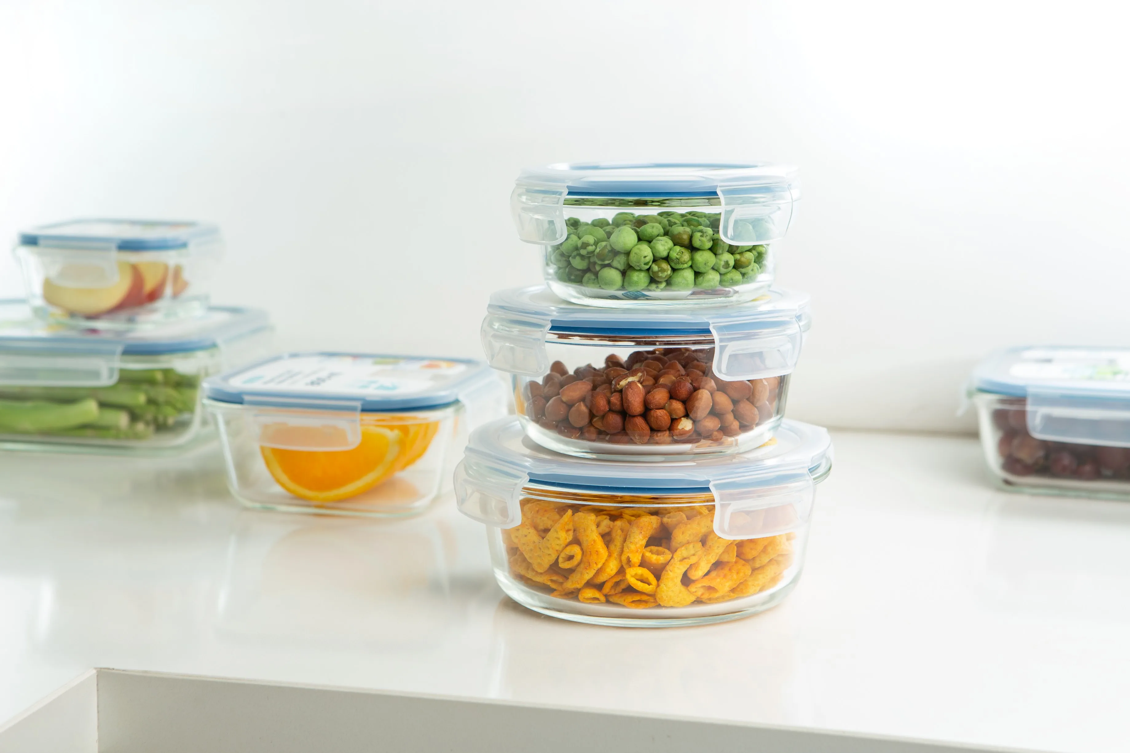 Nikko 800ml Square Glass Storage Container High Quality Kitchen Friendly Microwave Oven Dishwasher Airtight for Lunch