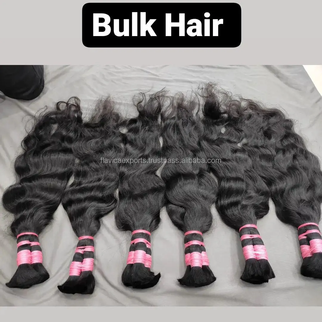 Wholesale Unprocessed Bulk Human Hair For Braiding
