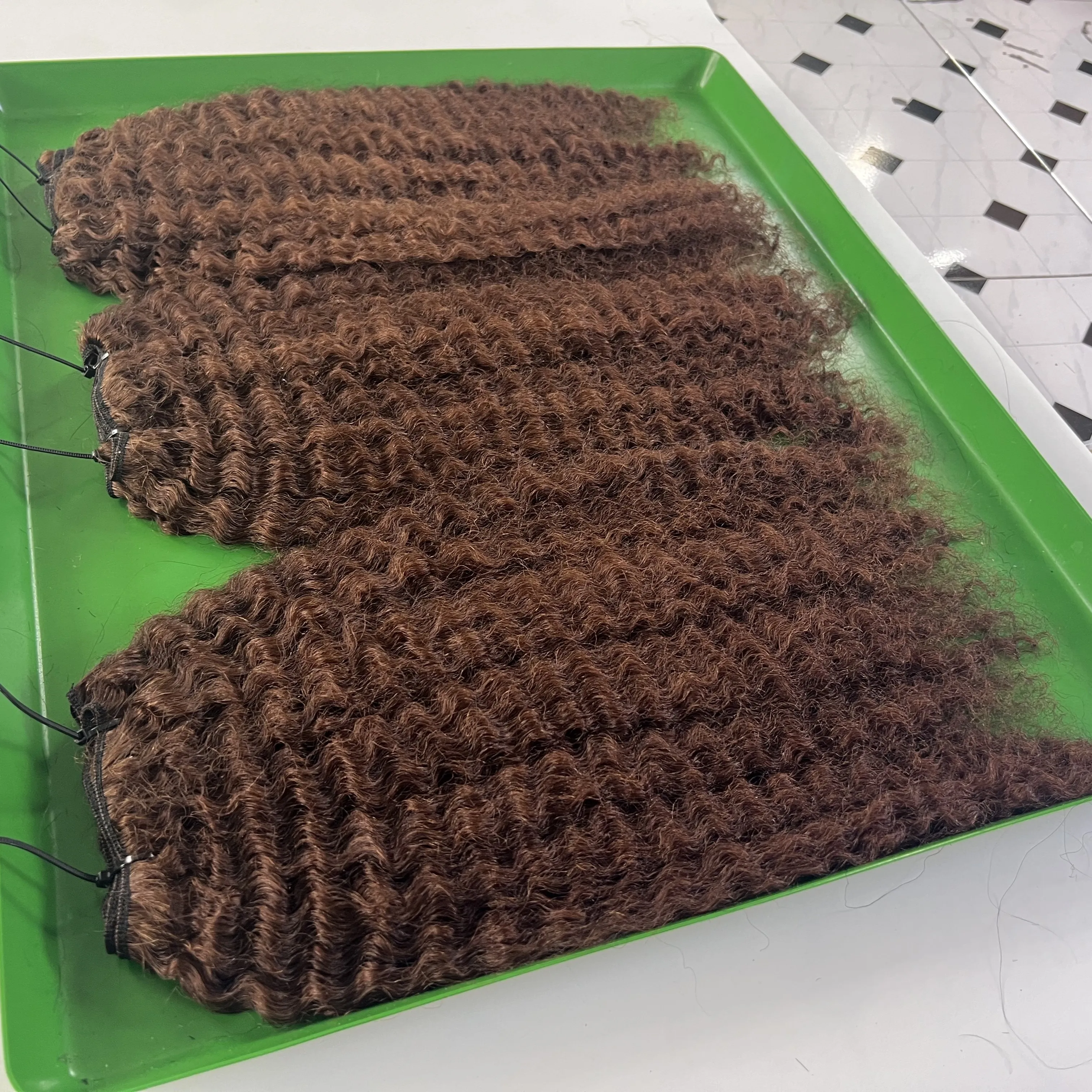 Price Wholesale Raw Hair Extension Wholesale Qhair Raw Hair Black Burmese Curly Genius Weft Machine Bundles From Qhair