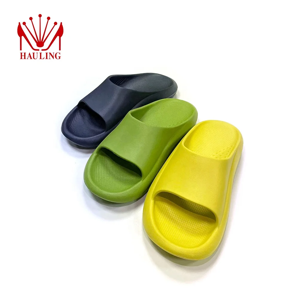 2022 thick-soled slippers female household EVA multicolor non-slip plastic flip flops custom logo eva sandals men