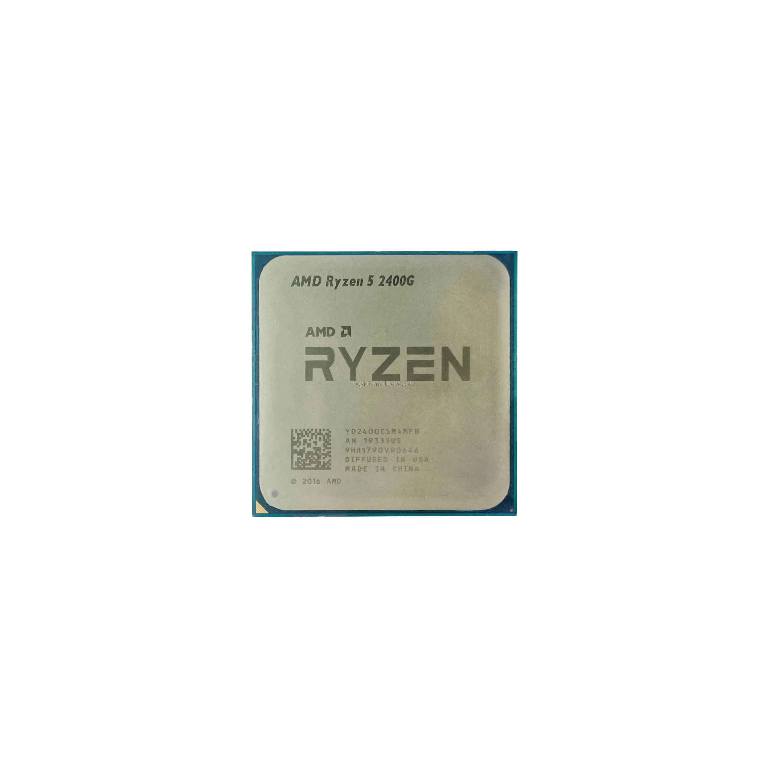 Computer Pc Accessories Amd Processor Ryze 5 2400G 3500x 3600 3600x 3700x Server Chip 3.6ghz 4 Cores 65w Am4  Cpu