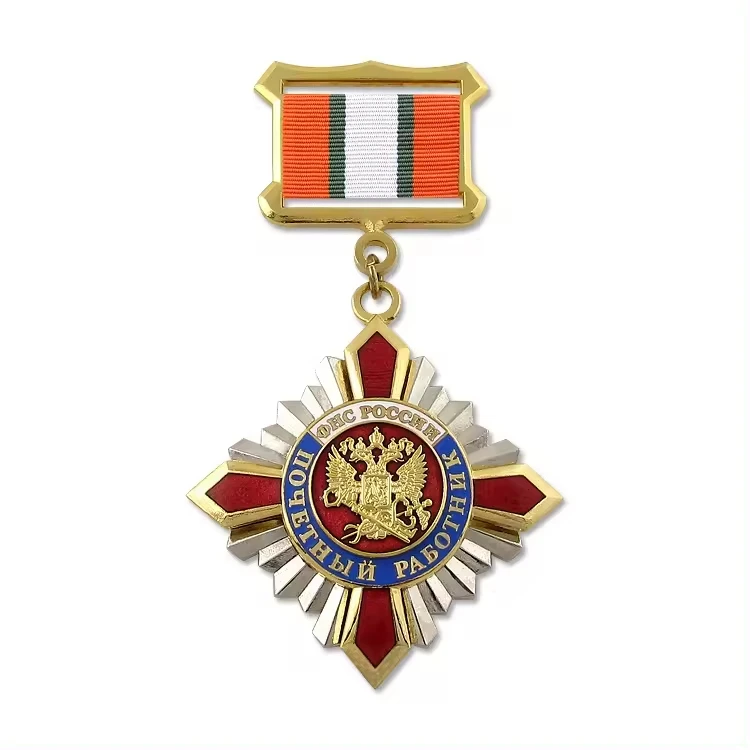 Custom High Quality Metal  Badges And Medals Plated Sports-Themed Souvenirs with UV Offset Silk Screen Digital Printing