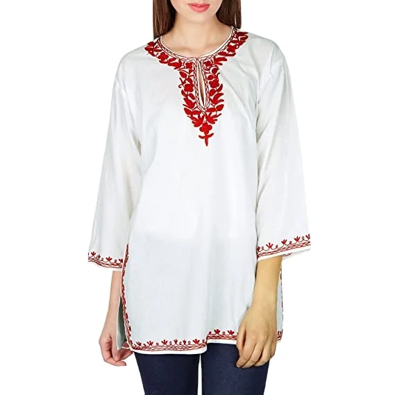 Kurtis Shirts Ladies Cotton Girls Fashion Shirts Casual and Party Wear Beach Wear Dress Wholesale Cover up for Swimsuits Indian
