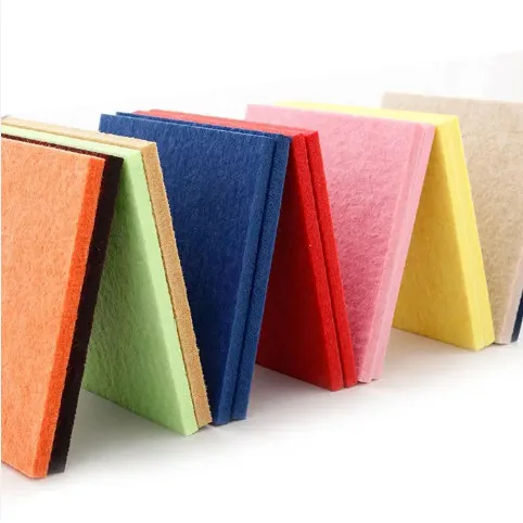 Eco Friendly PET Acoustic Panels Noise Absorption Sheets Sound Proof Boards