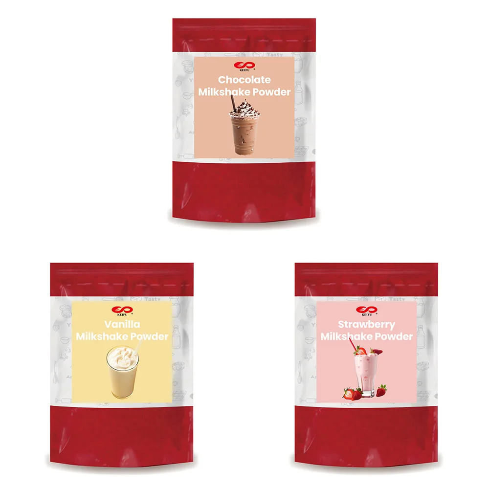 KEIFU - Pudding Powder (12X) Commercial Topping Powder OEM Tea Drinks Pearl Milk Tea Drinks and Toppings 1kg/bag