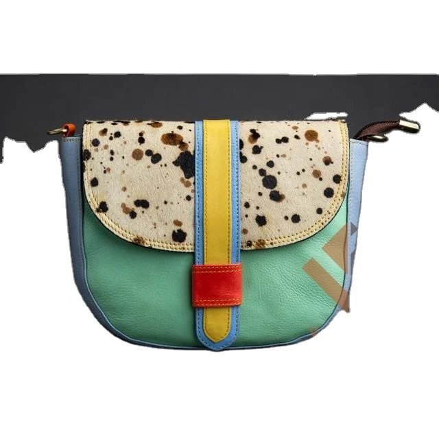 Genuine Leather Sling Bag Coloured Leather Clutch Purse