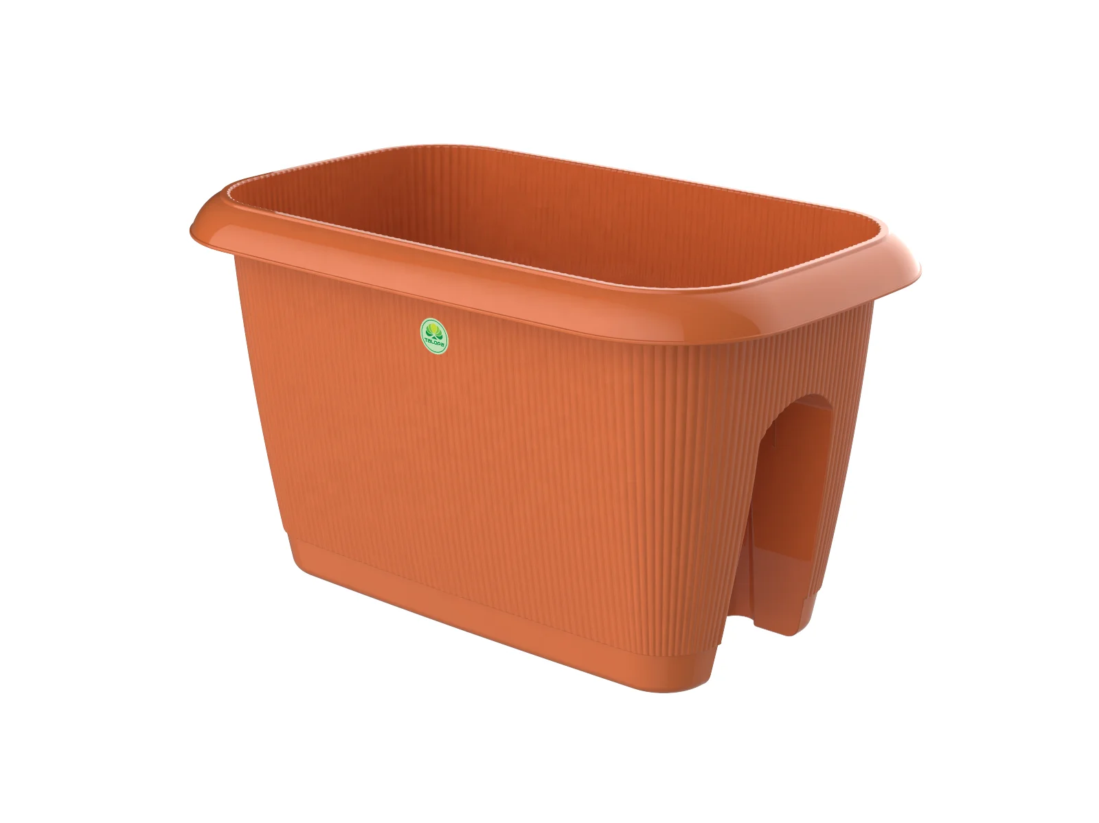 Plastic low price Balcony flower pot from recycled plastics Duytan Manufacturer in Vietnam Hot sales