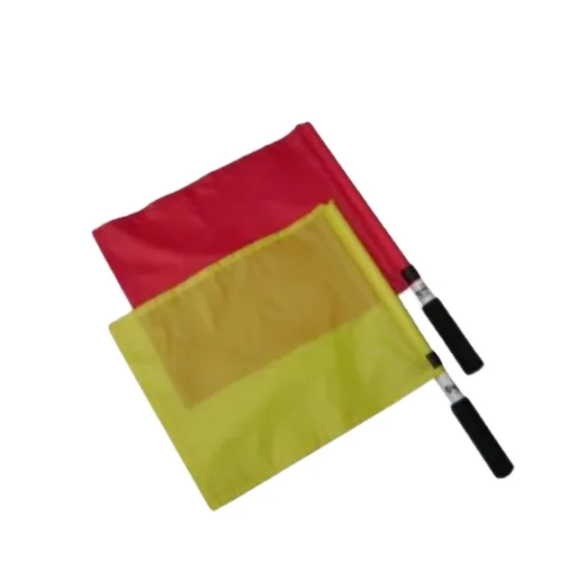 Indian Manufacturer Wholesale Custom Supply Plain Sports Flag Available In Red and Yellow Colour For Selling