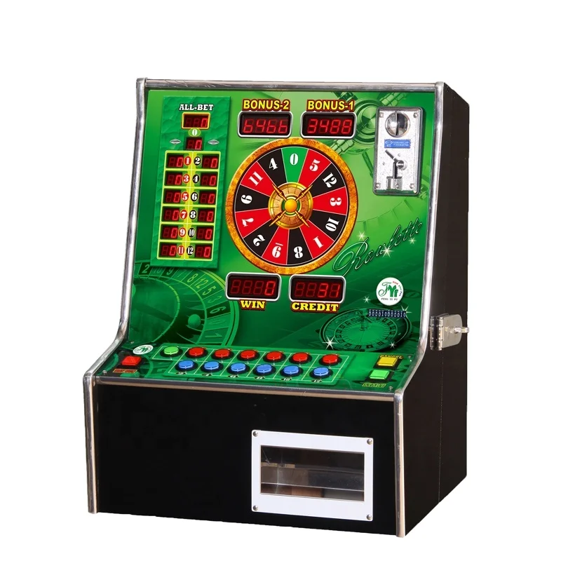 Coin operated roulette game machine