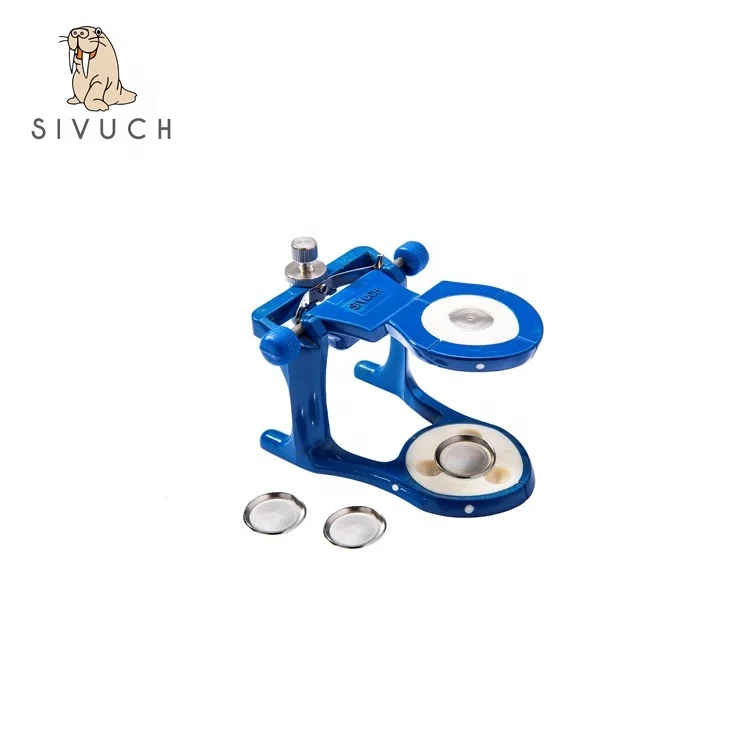 Blue metal magnetic no holding pins articulator dental