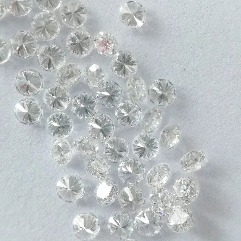 3.35 MM D-E-F Color VS Clarity 1.00CT TCW Lab grown polished HPHT CVD cut loose Polished white Pass Pen Tester diamonds