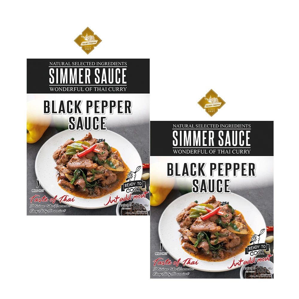 Top seller Simmer Sauce - Black Pepper Sauce 150g Best product from Thailand