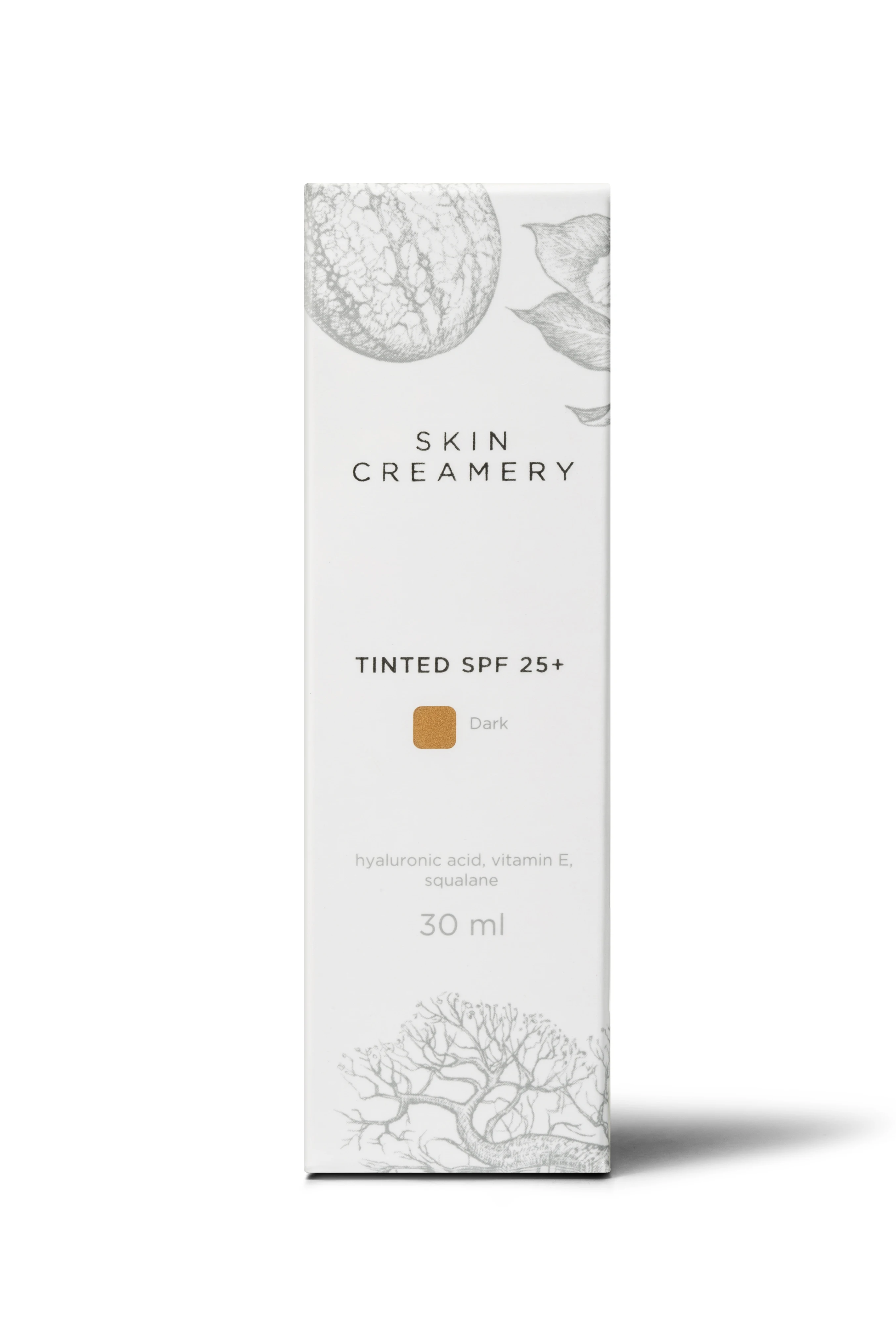 High Quality Vegan Face Whitening Sunscreen Protection Cream Medium Tinted SPF Hyaluronic Acid Vitamin E Squalene Ingredients