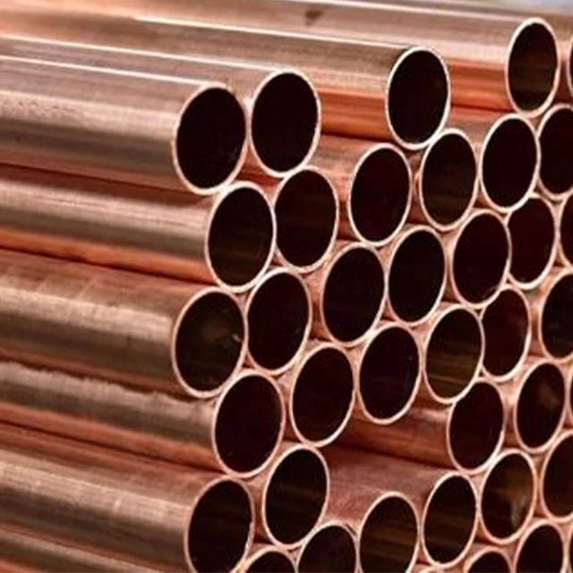 China supply high quality 1-3mm copper tube for air conditioner copper pipe for liquid transportation