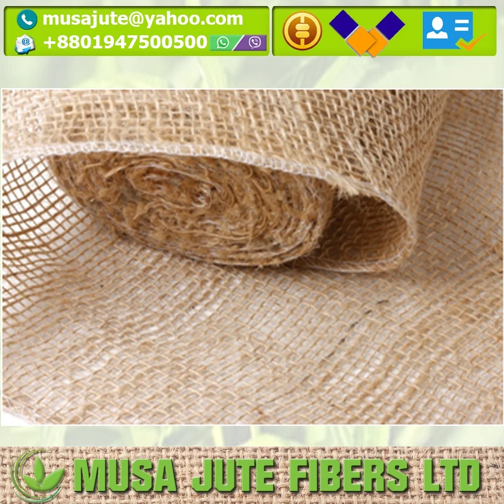 100% JUTE HESSIAN CLOTH 9 OZS/40 300gsm