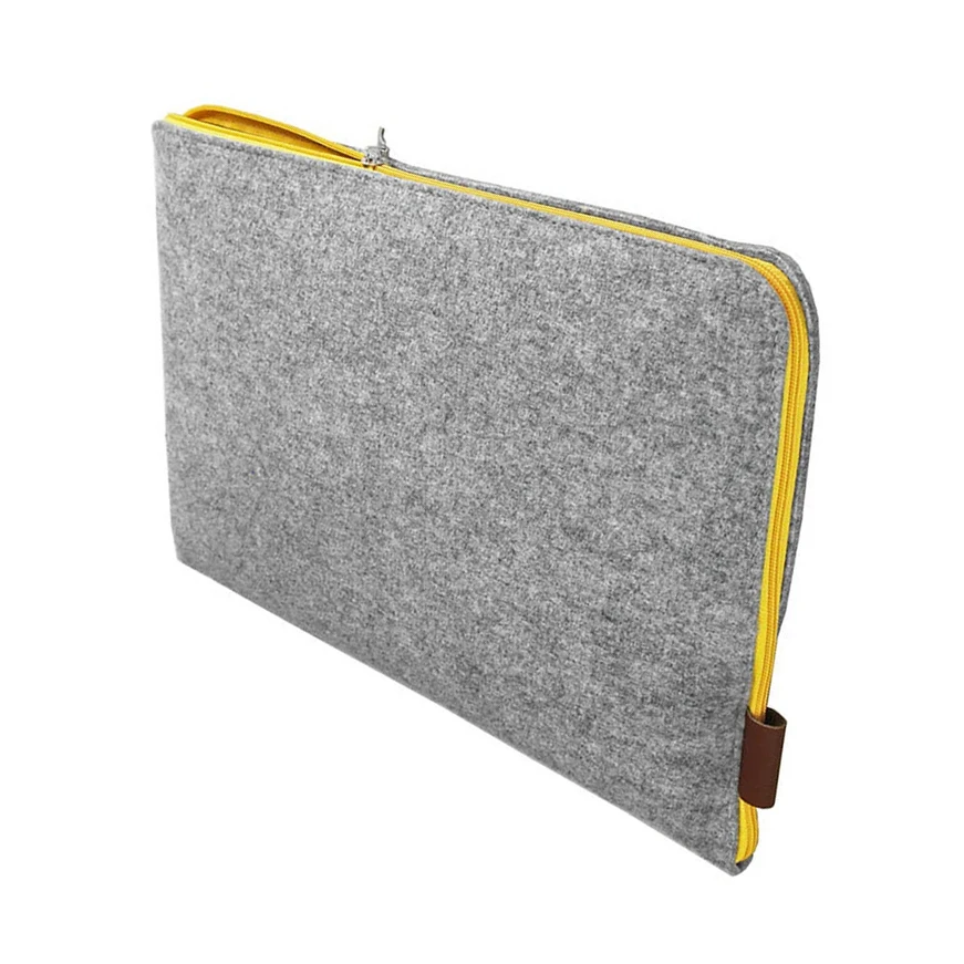 custom tablet sleeve messenger computer bag for men felt ladies laptop bags with zipper