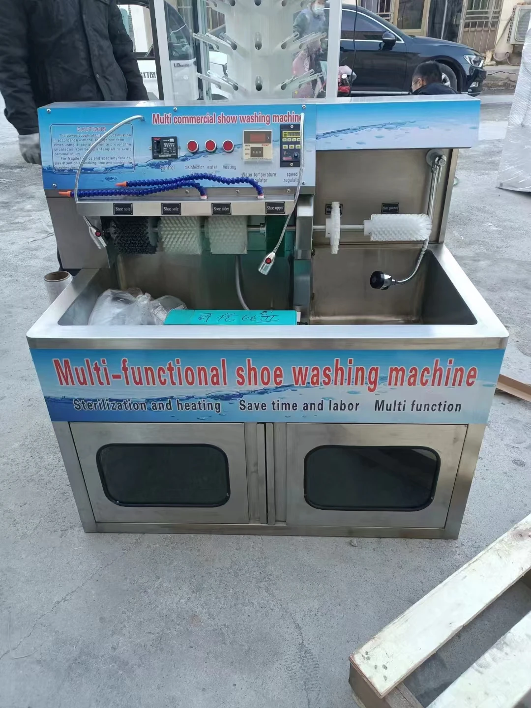 Comercial Industrial Shoes Washer with  Leisure Shoes Washing Semi-Automatic Washing Equipment Shoe Washing Machine