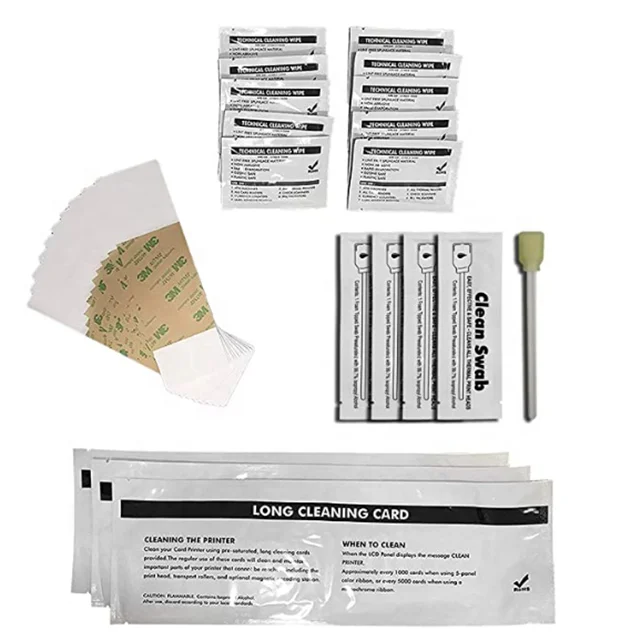 Hidfargo 89200 Card Printer Cleaning Kit For Fargo HDP5000  HDP5600 ID Printers
