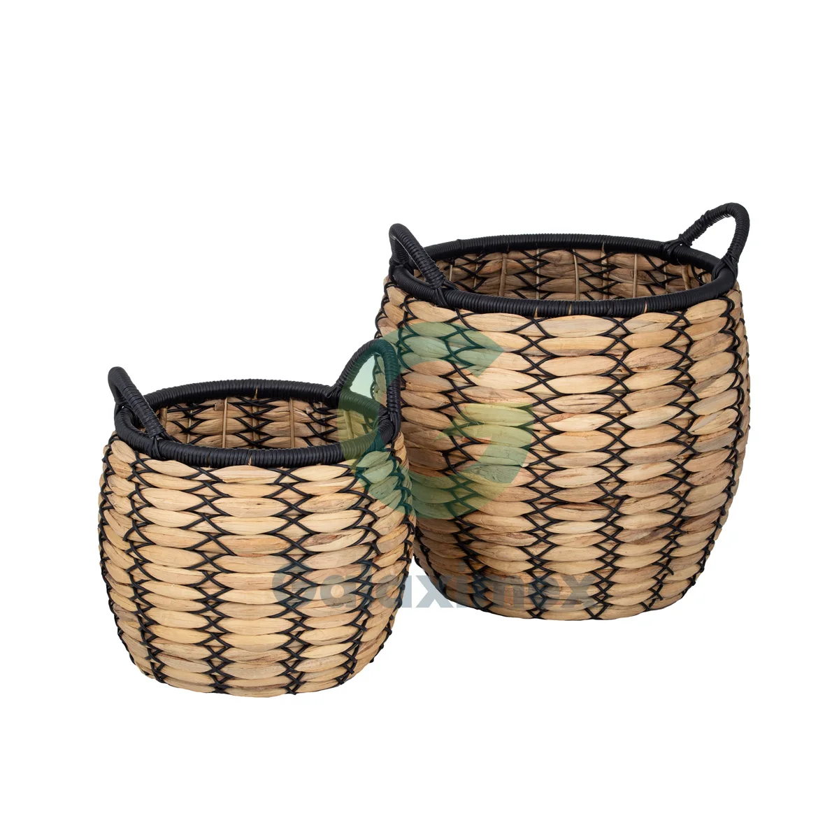 Woven Water hyacinth bamboo rattan Seagrass Storage Basket Home storage & organization and Wicker Storage Baskets with handles