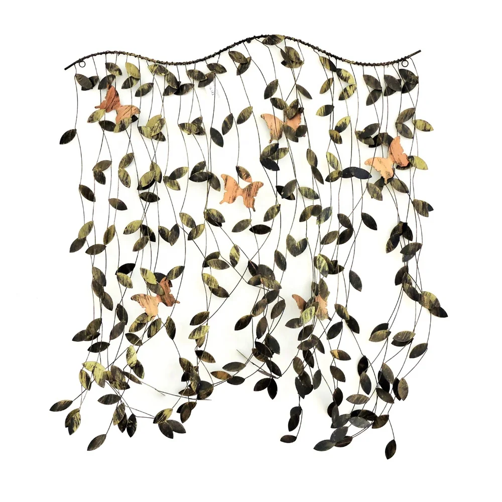 Iron Flower Home Decor and Wall Decor Decorative Item used in Home Restaurant and Hotel Sets Of 2