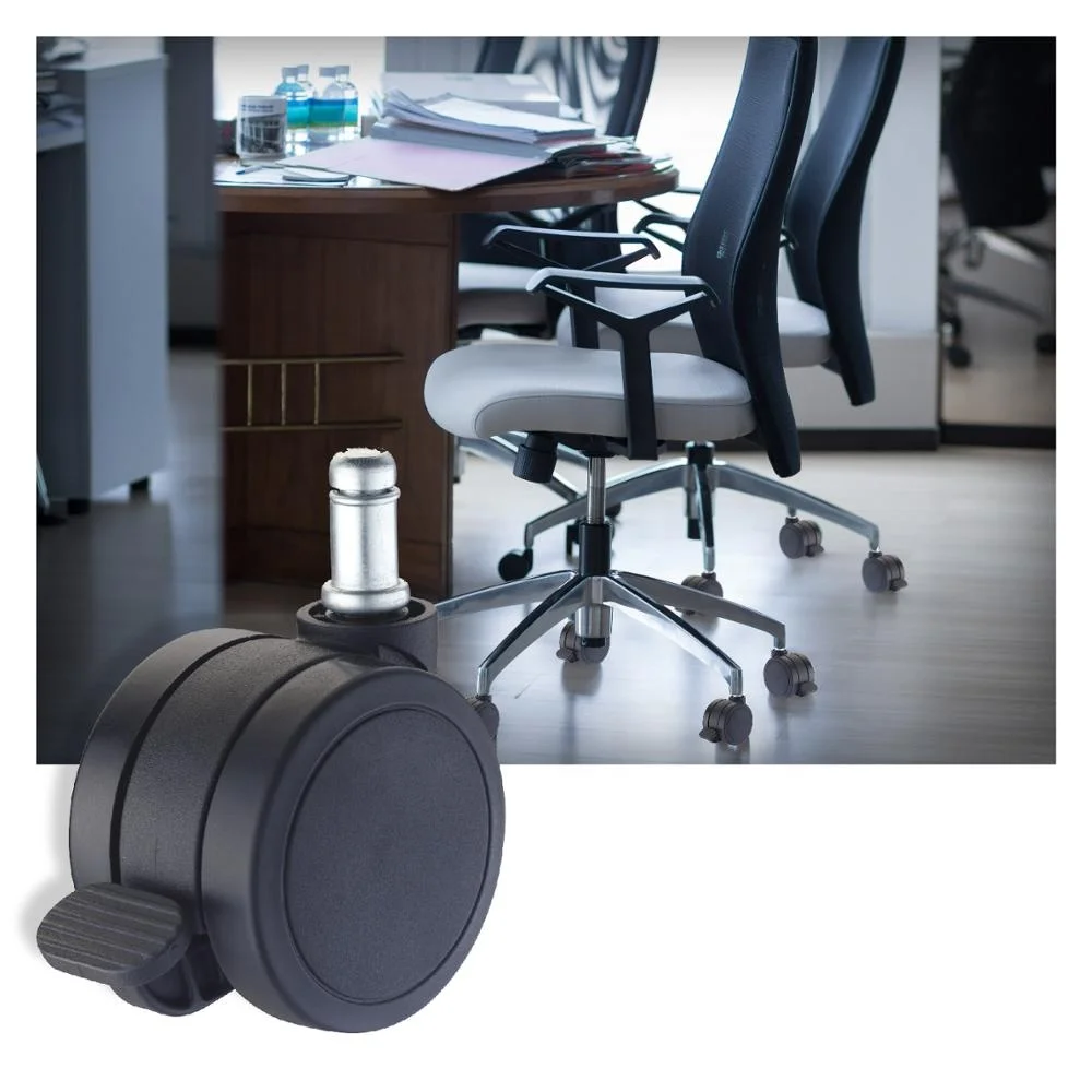Plastic lockable furniture rolling casters heavy duty