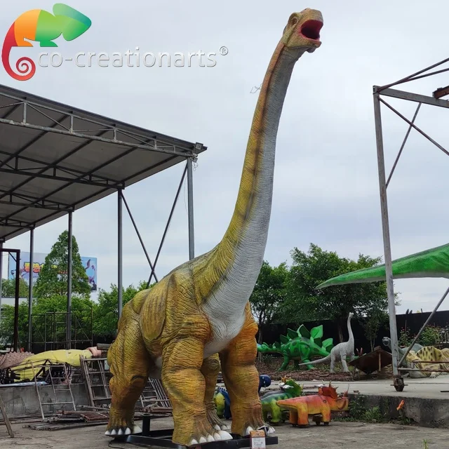 Amusement park dinosaur statue life size electric dinosaur King