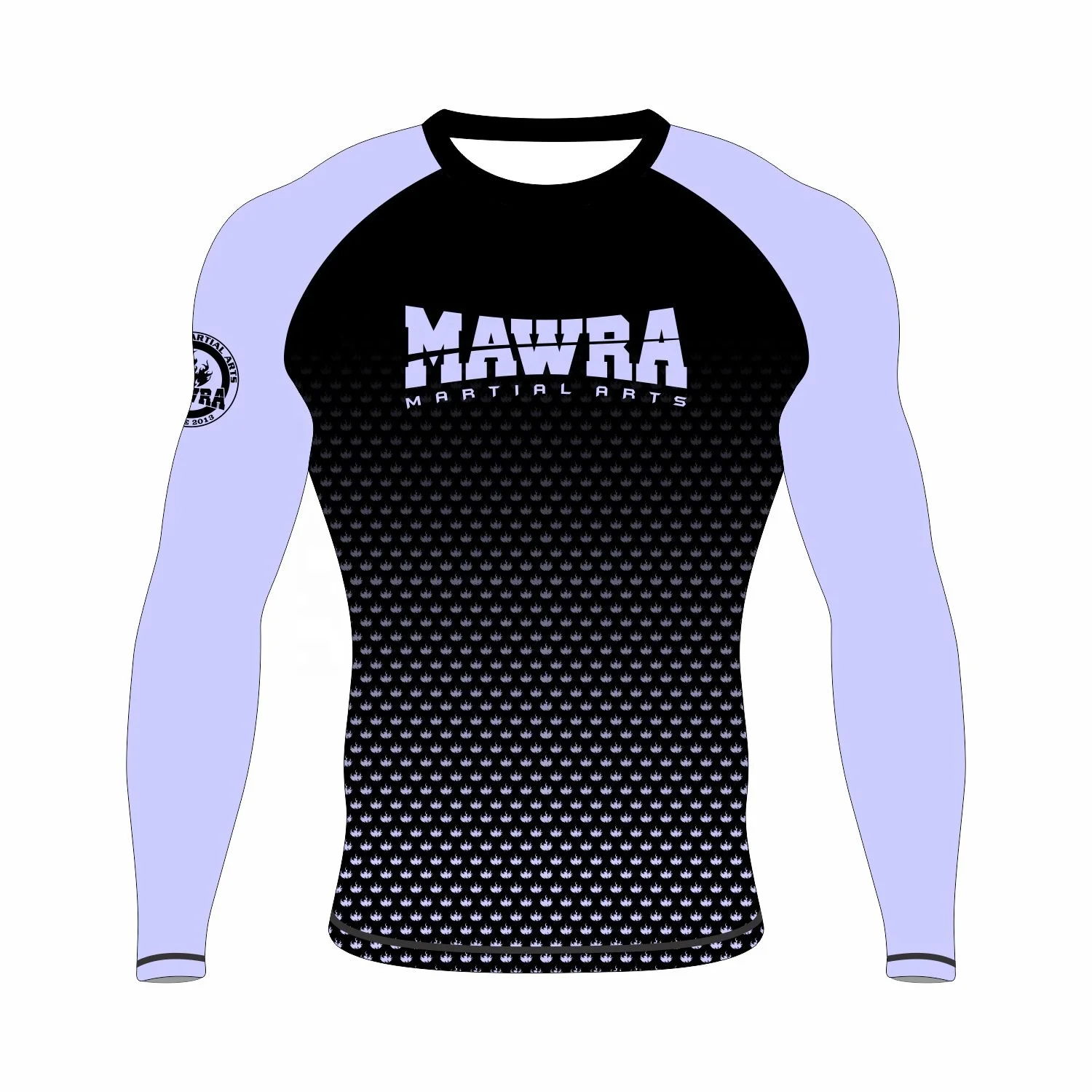 Fully Customized Sublimated MMA Full Sleeves Rashguard Bjj Rash Guards Oem MMA Rashguard