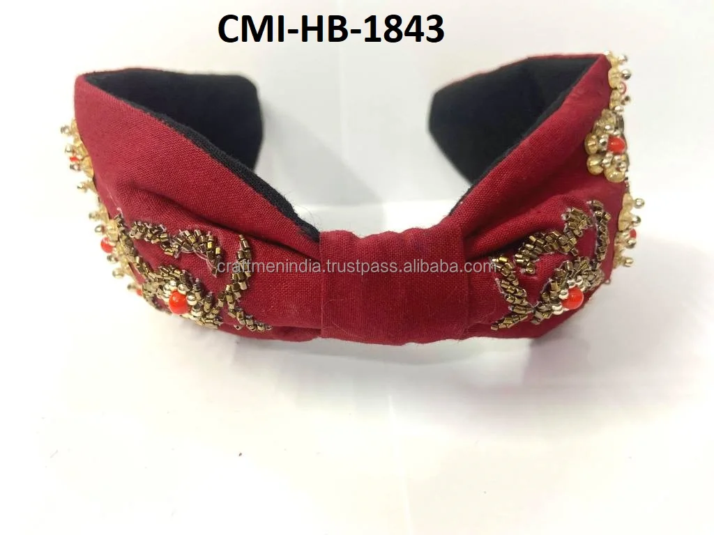 High on Demand Trendy Style Rhinestone Crystal Headband Hairband for Womens and Girls Available in Different Design