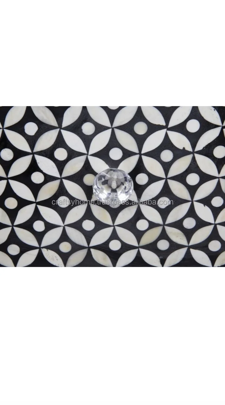 HOT SALE OF BONE INLAY CHEST DRAWER  FLORAL BLACK / BONE INLAY TABLE TOP WITH BEST QUALITY BY CRAFTSY HOME