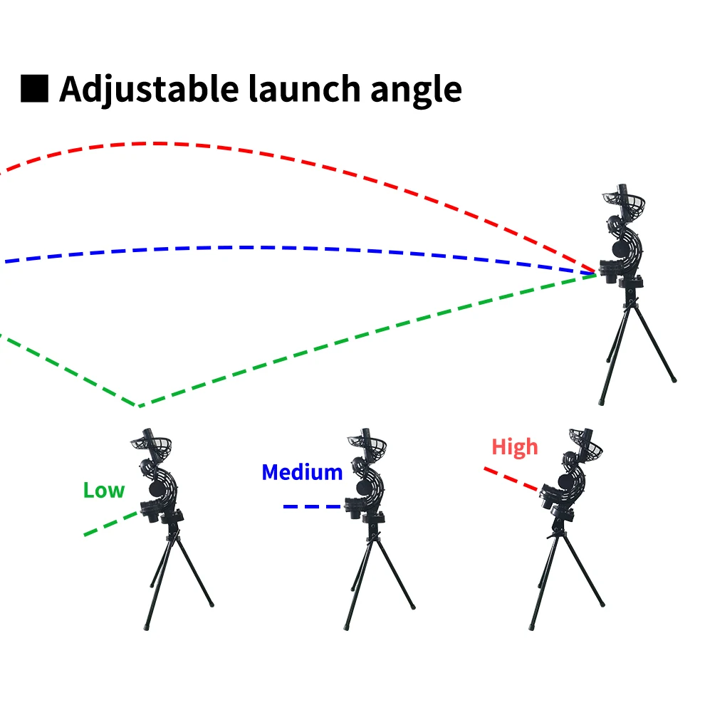 pro baseball batting practice aides breaking launcher machine