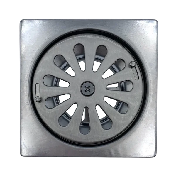 Floor Drain Stainless Steel Floor Strainer with Manual Shut Gate