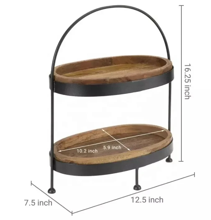 Металлическая птичья клетка трехуровневая подставка для торта сверкающая кексов со стеклянным подносом на заказ