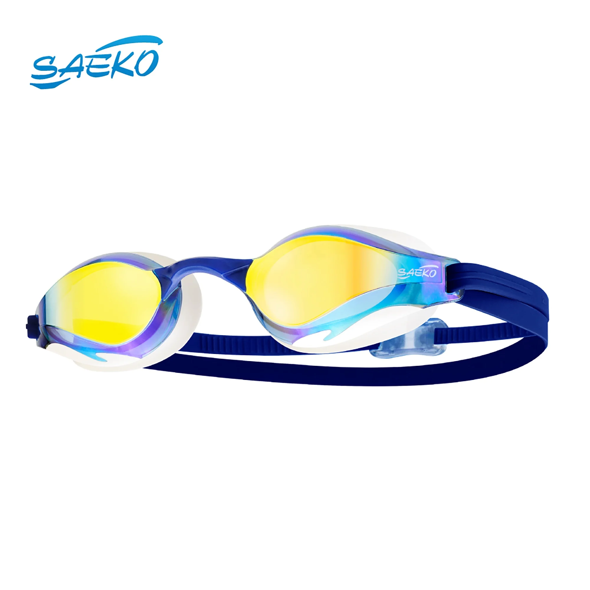 Зеркальные Гоночные Очки для плавания SAEKO взрослых и подростков gafas de natacion ISO 18527-3:2020 CE