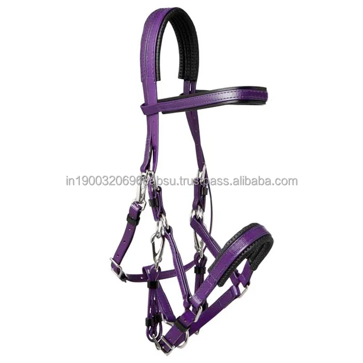 Horse Bridle PVC Cold Resistant Horse Bridle And Rein Headstall PVC Coated Horse Equipment