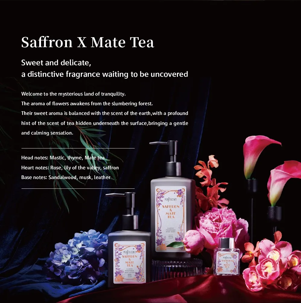 Classic Skin Care Beauty Perfume Gift sets (Saffron & MateTea)