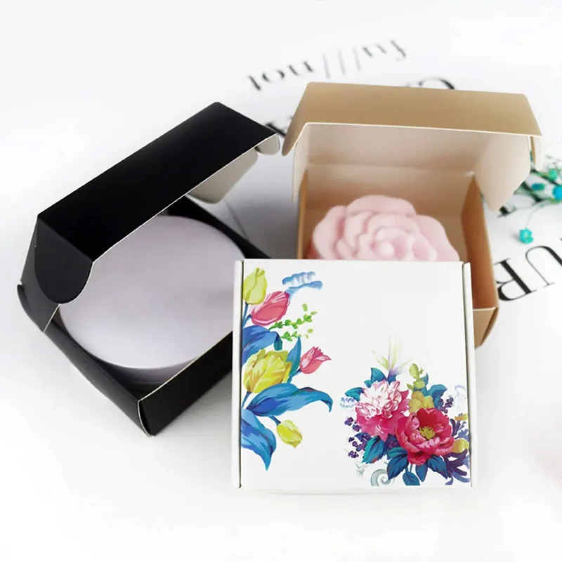 Eco-friendly custom logo mini bar soap packaging gift box paper boxes