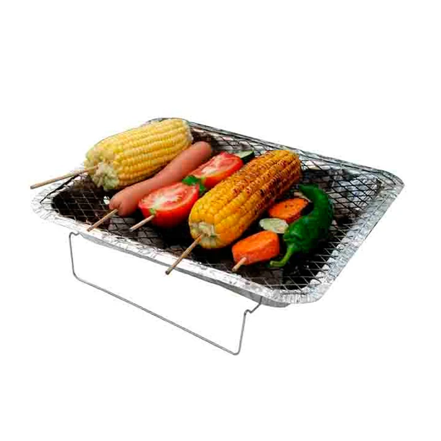 The Eco-Friendly Grilling Revolution: Disposable Aluminum Grill with Briquettes  - Sustainable Fuel for Best BBQ Experiences.