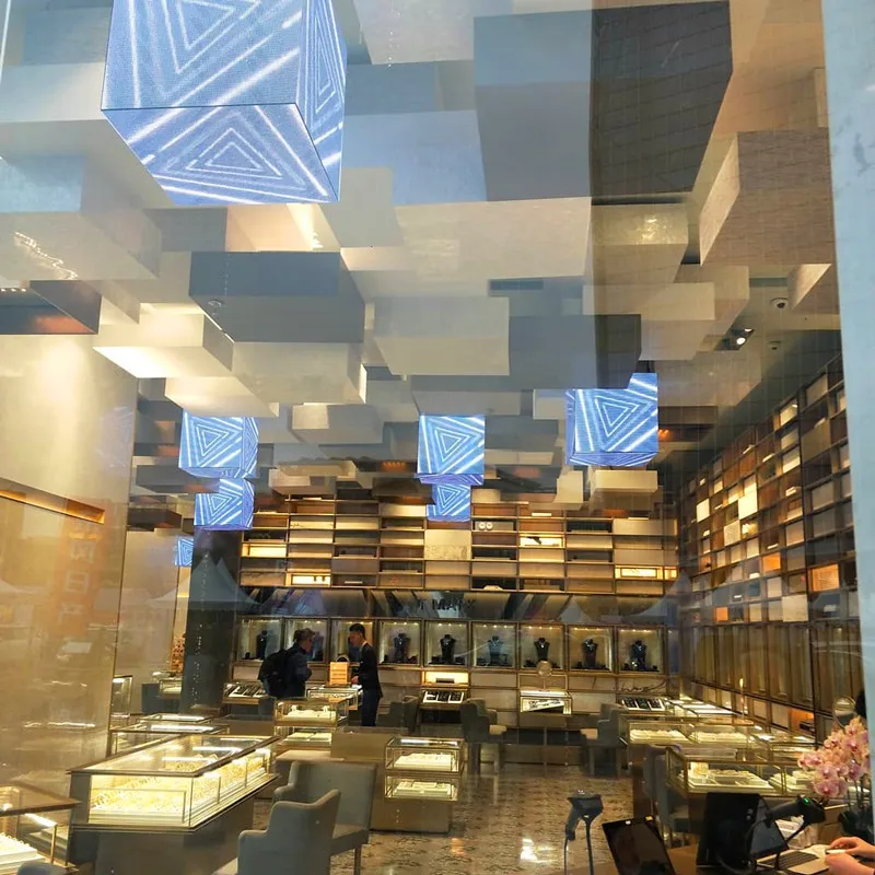 China Store Magic Cube LED Display Indoor