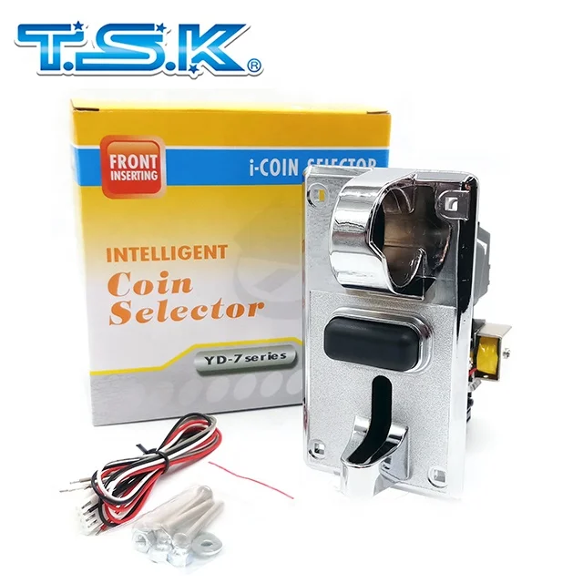 Electronic coin selector with Anti-fishing panel : Taiwan Coin Operated Arcade Machine Monedero Electronico