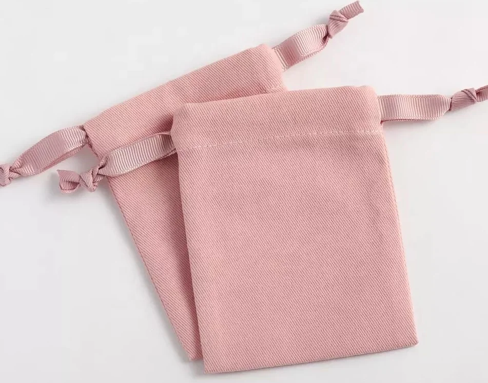 Cotton Dust Bag  Dust Drawstring Bag Custom Logo Printed Cotton Dust Bags