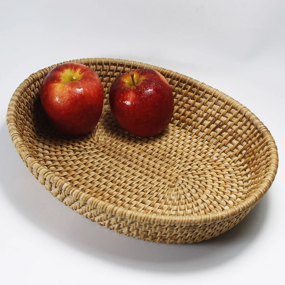Vietnam Eco-friendly Natural Rattan Basket Wicker Water Hyacinth Basket With Customized Size