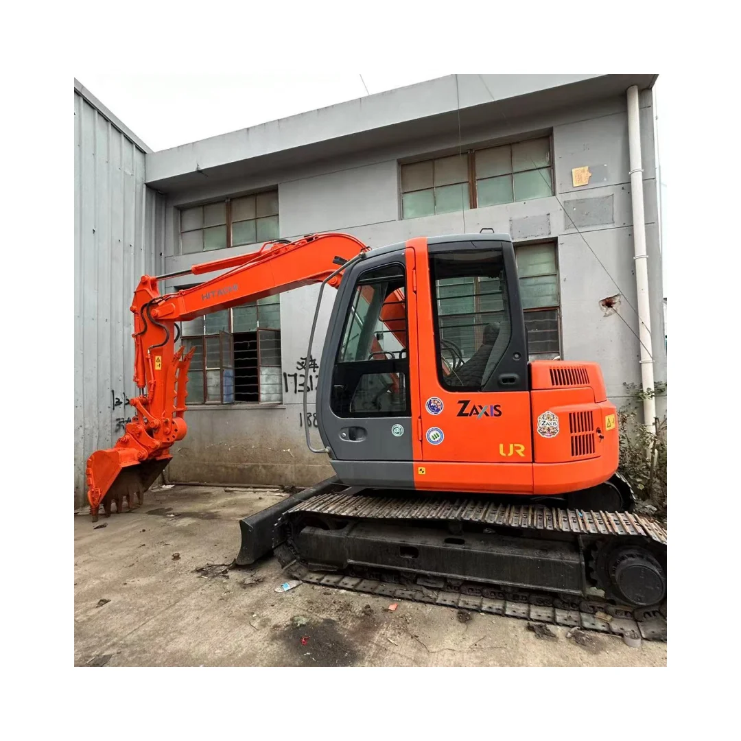 7 TON Used Japan imported Hitachi ZX75us excavator with guaranteed quality low price for sale in Shanghai ZX70/30/55