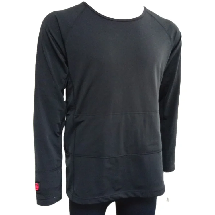 Unisex 7.4V 5V Battery Operated Electric Heated Base Layer Shirt For Camping Skiing Hunting