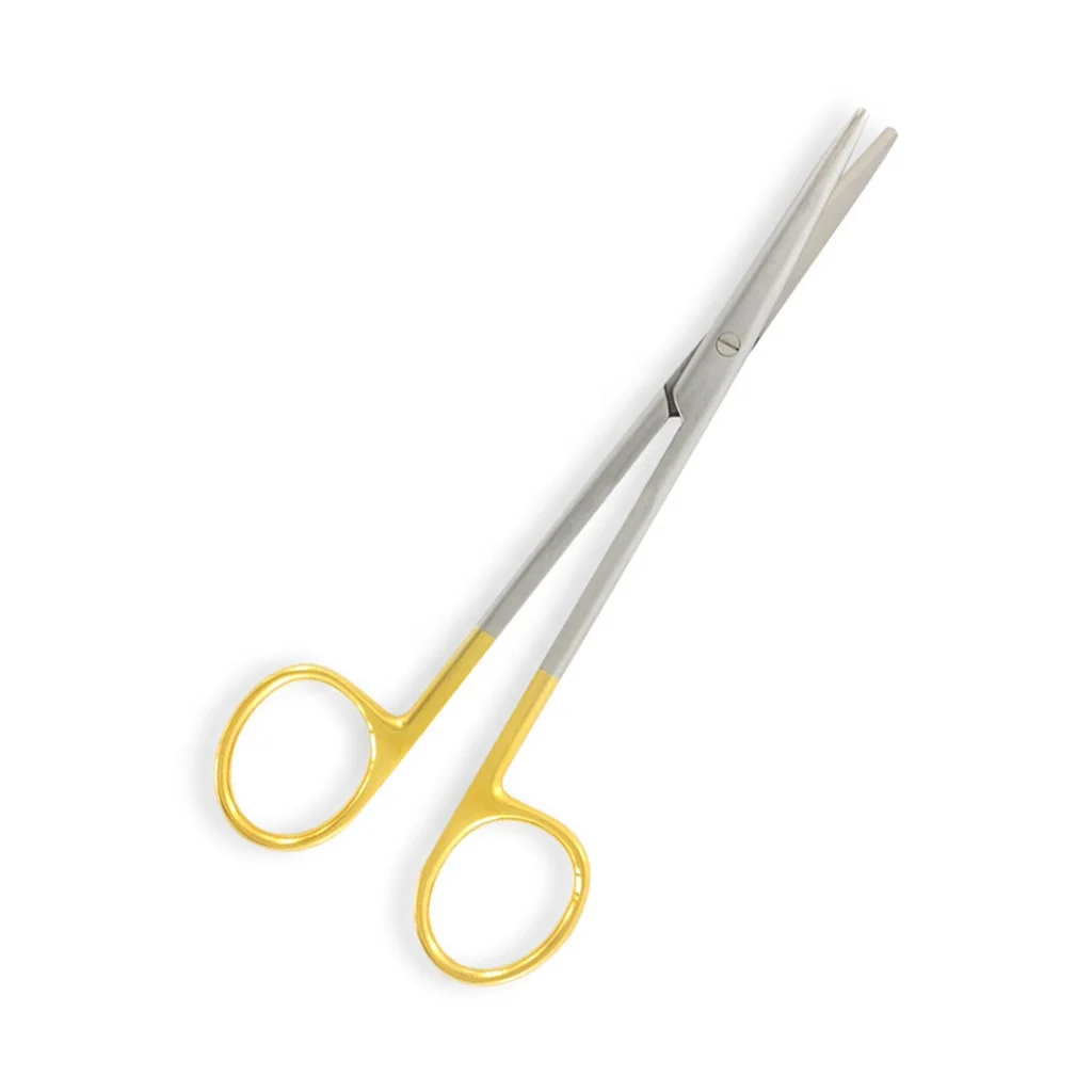 Metzenbaum Dissecting Scissor With Tungsten Carbide Surgical Scissor Straight & Curved Breast Augmentation Instruments