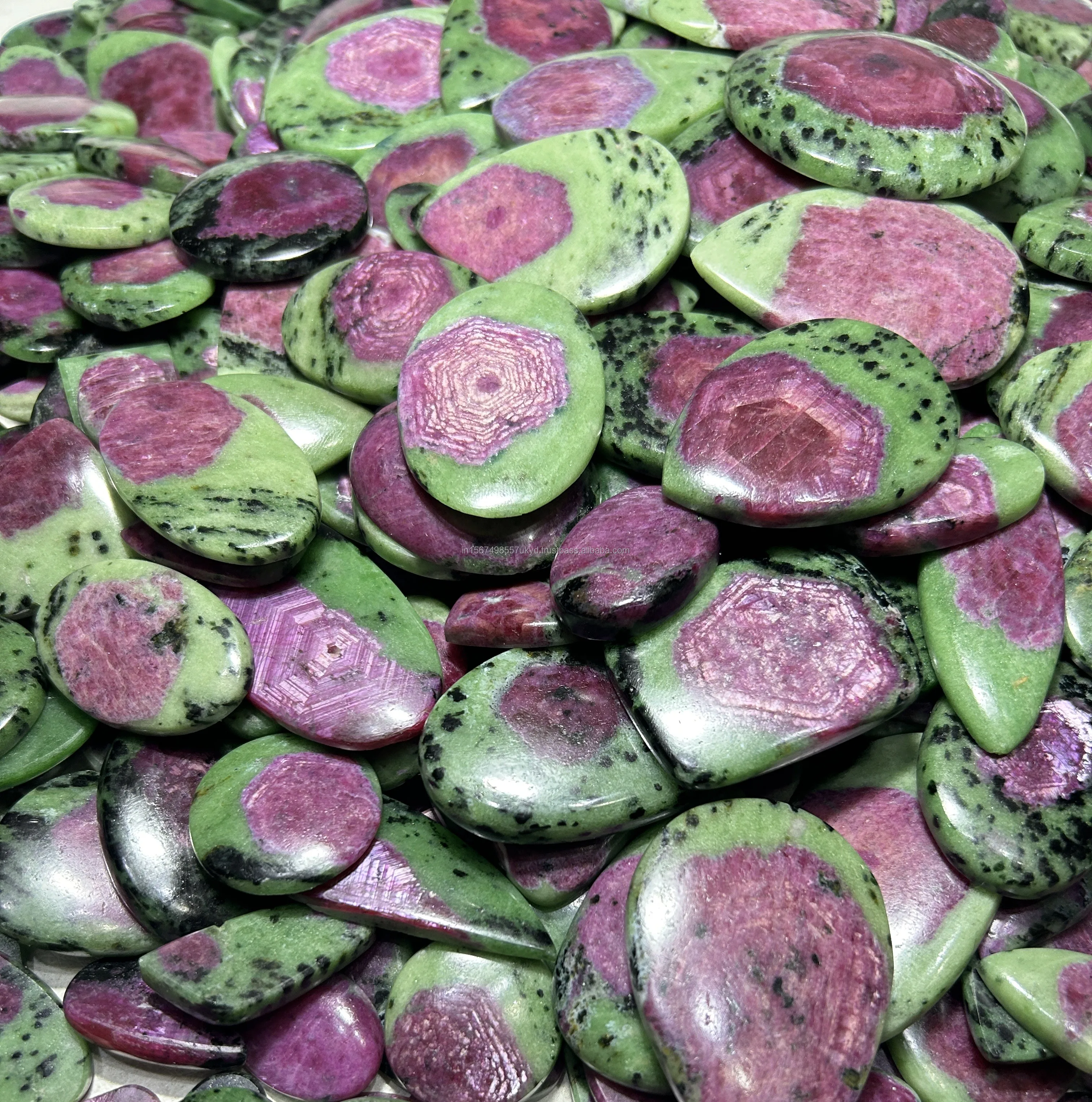 AAA+ Quality Gorgeous Natural Ruby Zoisite Cabochon Loose Gemstone Lot For Healing Jewelry Pendant Wholesale Gems & Stones Bulk