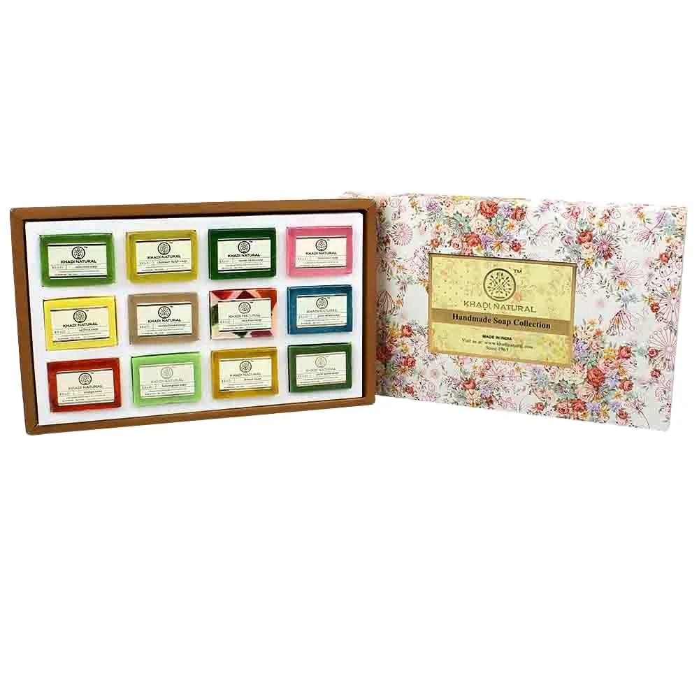 KHADI NATURAL HERBAL SOAP KIT (SET OF 12)