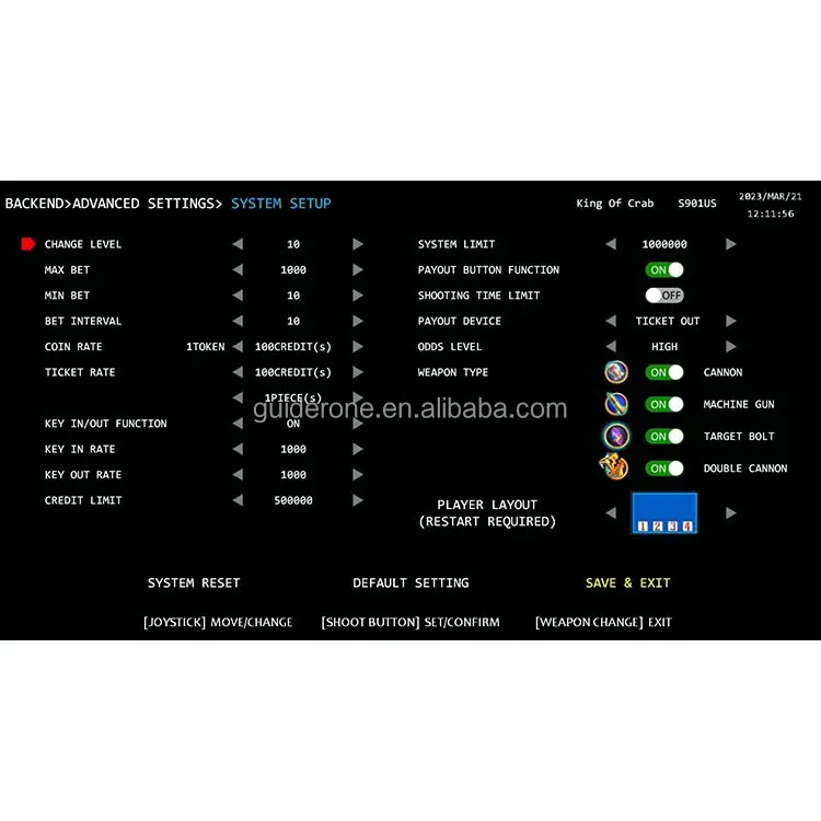 Newest Release High Definition 4 Players Table Game Multiplayer Arcade Fishing Game Machine OK3 King of Crab