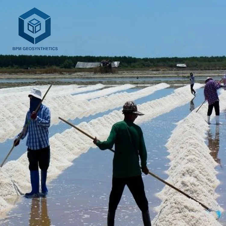 1mm HDPE Geomembrane Ready Made Pond Liners for Salt Evaporation Pond in Chile