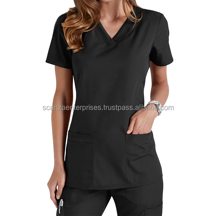 Colors Designs Stretch Nursing Uniform Hospital Uniforms Clothing Stylish Silicon Stylish Medical Scrubs Fashion Silk Women Men